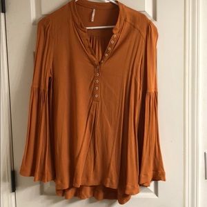 Free people bell sleeve top
